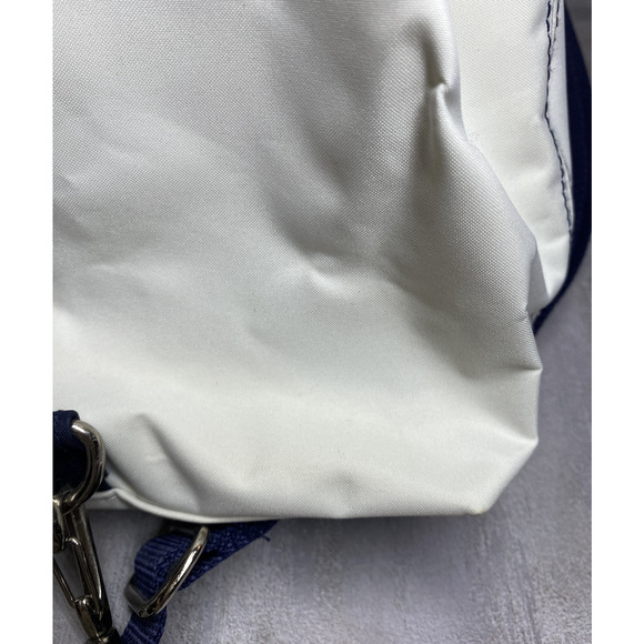 Tommy Hilfiger T Girl Bag Womens White Red Blue Drawstring Bucket Purse Strap - Picture 12 of 16